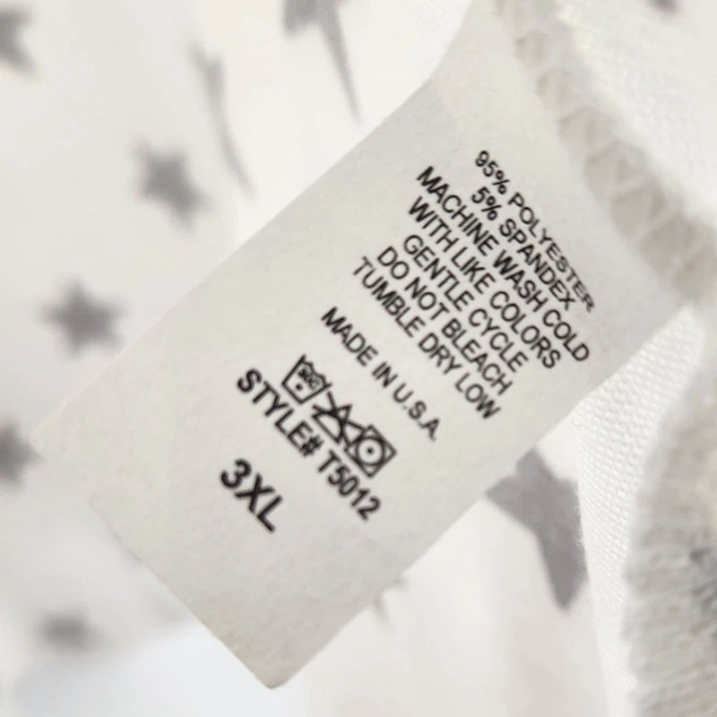 Camiseta sin mangas con estampado de estrellas COOPER ROAD para mujer talla 3XL Foto 4 de 4