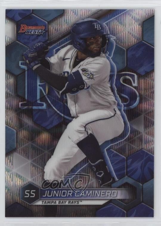 2023 Bowman's Best Top Prospects Wave Refractor Junior Caminero #TP-18 o7m