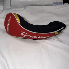 TaylorMade Rescue TP Tour Preferred Hybrid Headcover Adj. Tag Red Black Yellow