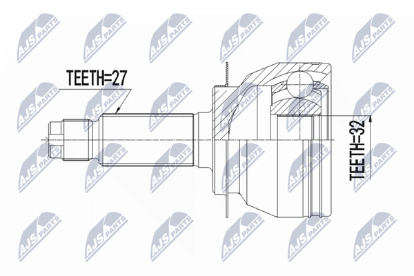 NTY Gelenksatz, Antriebswelle NPZ-SB-027 Passend FüR Subaru-image