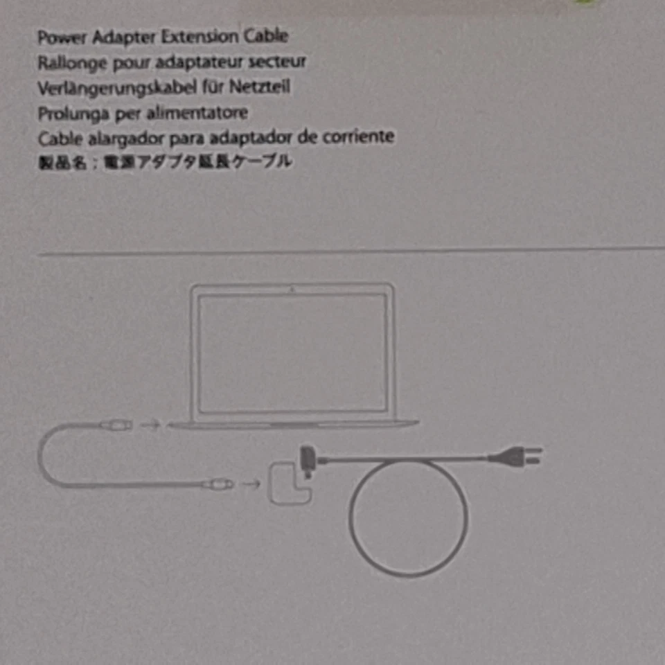 Authentic Apple Macbook Power Adapter Extension Cable 1.8m  MK122BA - Image 4 of 4