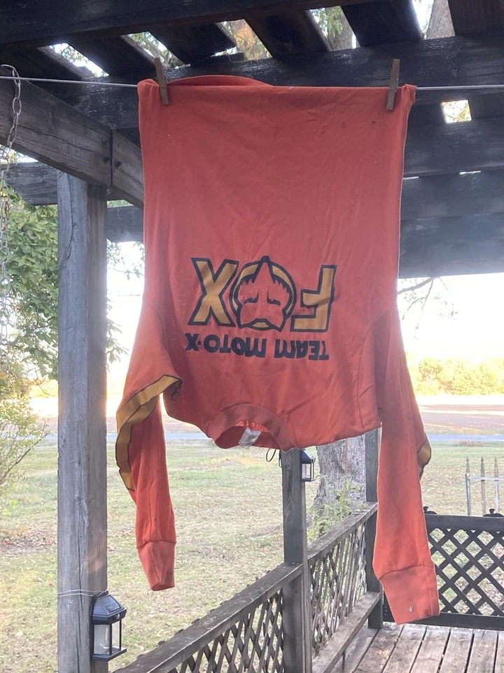 Moto x Fox JERSEY 1981 ORANGE Men’s S Or Youth XL RARE  - Image 4 of 4