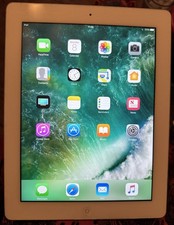 Apple iPad A1458 16BG 4th Generation White Fast Ship Good Used 10.3.3 IOS