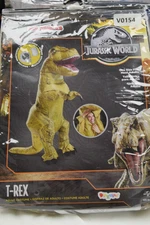 Jurassic World Inflatables, T-Rex,  Adult One Size, New