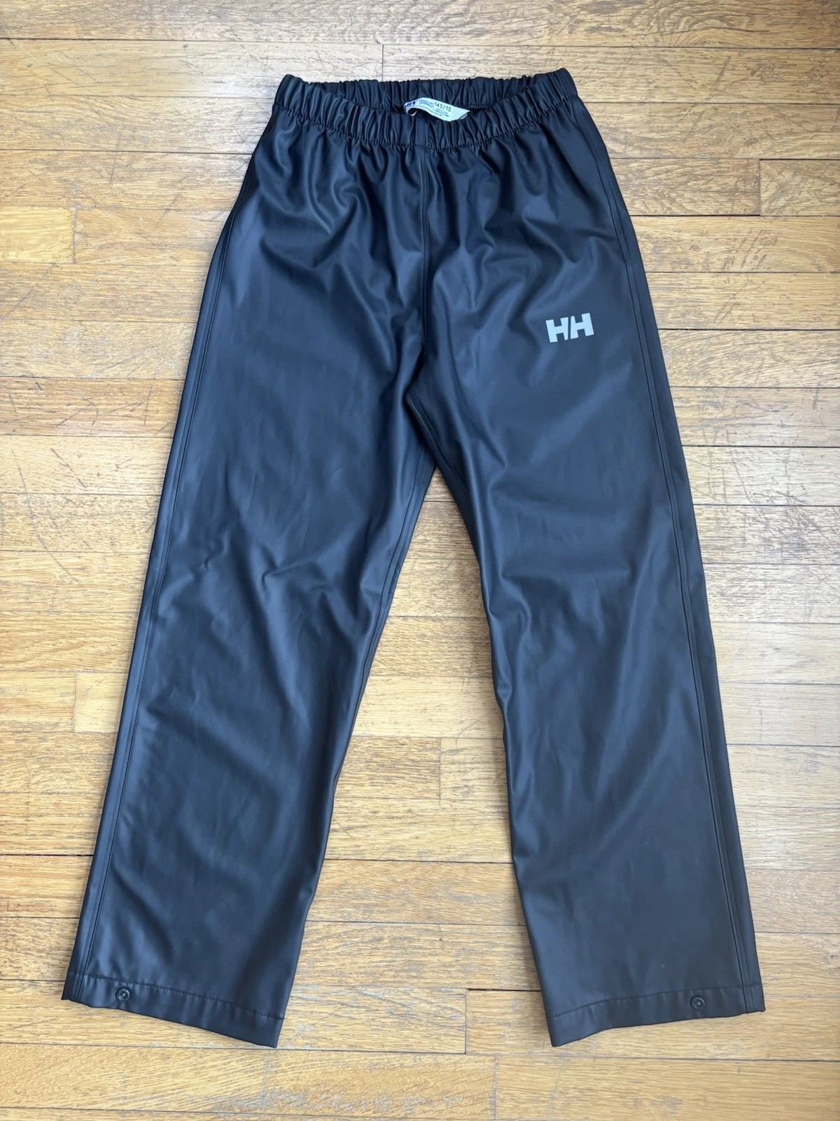 Helly Hansen Kids Moss Rain Pants 140cm 10 Black Waterproof
