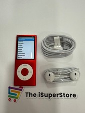 Apple iPod Nano 4th Gen 16GB Red Bundle - New Battery  1 YR Warranty