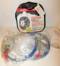 1553 Alpine Premier Diamond Pattern Tire Chains 1 Pair - Never Used