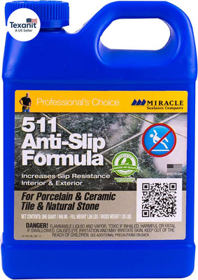 511 Anti-Slip Treatment for Tile and Stone Floors, Showers, Pool Decks, Quart