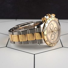 Rolex 40mm Daytona Steel 18K Yellow Gold Gold Dial Men's Watch 126503 5
