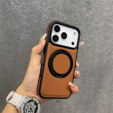 For Apple iPhone 17 16 Pro Max 15 14 13 12 11 Phone Cover Magnetic 360 Rotation