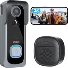 Timbre con Camara Inalambrico 2K HD con Sensor de Movimiento y Audio Dos Vias