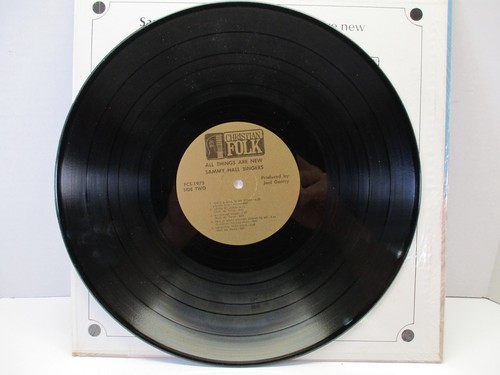 Sammy Hall Singers All Things All New Southern Gospel Music LP 22H22 - Picture 4 of 4