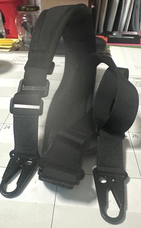 Padded Tactical rifle sling Quick Adjust with HK hooks
