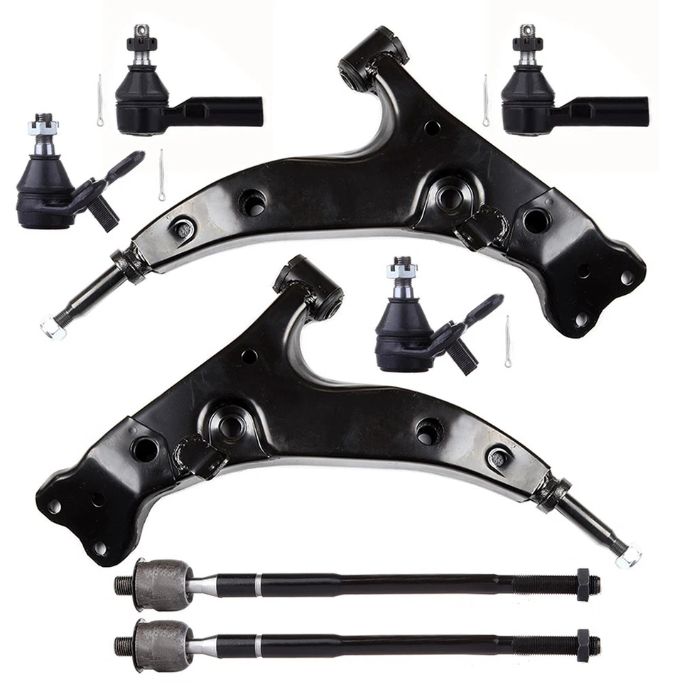 8x Brazo de control inferior delantero y rótula varilla de amarre para Toyota Corolla 1993-1995 Foto 4 de 4