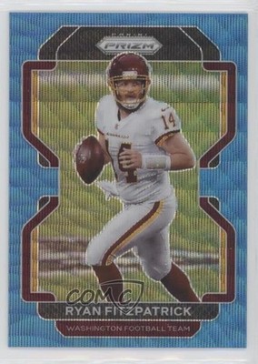 2021 Panini Prizm Blue Wave Prizm 112/199 Ryan Fitzpatrick #211 z4k