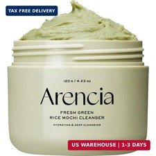 Arencia Korean Rice Mochi Face Cleanser - Face Wash, Gentle Scrub All in One for