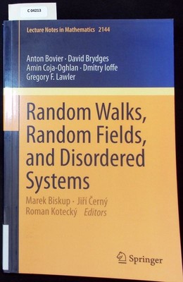 Random Walks, Random Fields, and Disordered Systems.