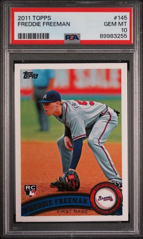 2011 Topps Freddie Freeman #145 PSA 10