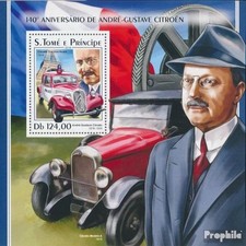 Timbres Sao Tome e Principe 2018 Mi bloc-feuillet 1400 (complète. édition) neuf 