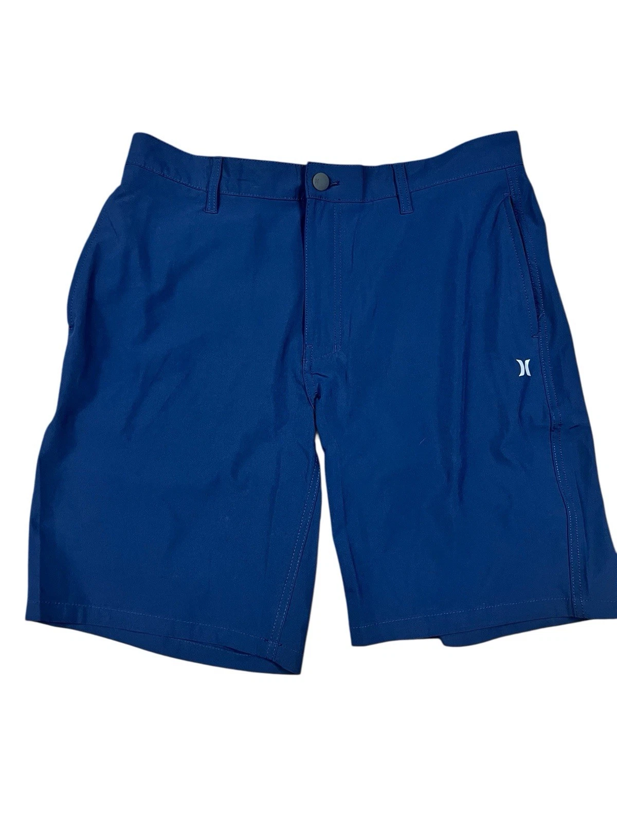 NWT Hurley Men's All Day Hybrid Shorts Navy Blue 36 Quick Dry 8” Stretch