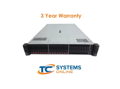 HP DL380 G10 24SFF 2xGold 6130 2.1GHZ=32Cores 256GB 16x600GB 12G SAS P408i-a