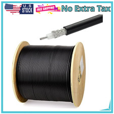 RG58 Coaxial Cable 100ft, 50 Ohm RG-58 Coax Cable for CB Radio Antenna Extens...