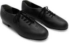 Capezio Unisex Adult Tic Tap Toe Black Shoes 443 Size 6.5 W