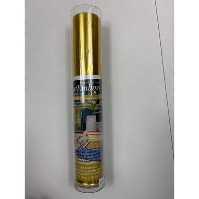 Amaco ArtEmboss Bright Gold Foil Discontinued Extra Soft Embossing Sheets