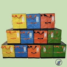  12 AMAZON COURIER LARGE DELIVERY STORAGE BAGS 28x24x20 LOT OF 12 TOTES