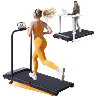 Portable Walking Pad Treadmill with Handles