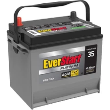 EverStart Platinum AGM Automotive Battery – Group 35, 12 Volt, 650 CCA 100RC