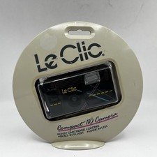 Le Clic Compact 110 Camera Black 80s Vintage USA Brand New / Factory Sealed