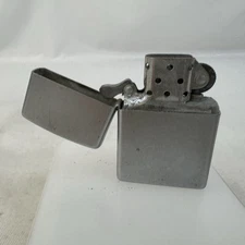 Zippo Lighter Brushed Chrome 2001 Case with 2009 Insert Made in USA Fast Ship