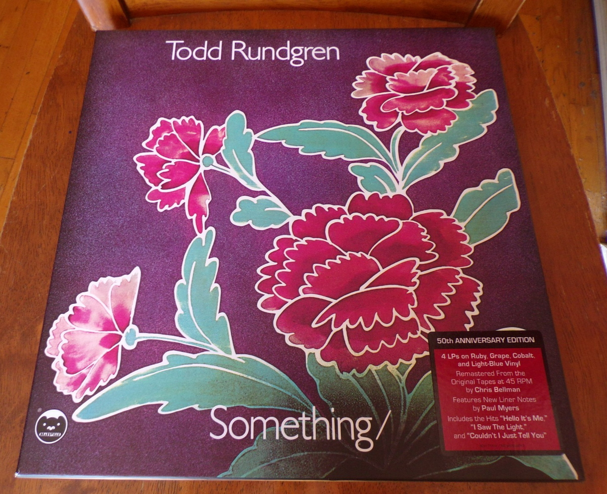 ★Todd Rundgren / Something/Anything?★4LP Todd Rundgren Something / Anything? Remastered 4LP Boxset Colored