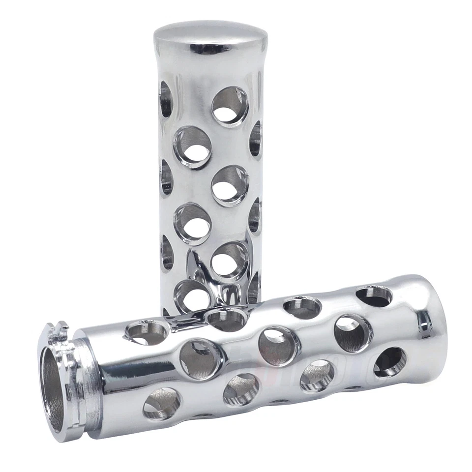 Chrome 1" 25mm Hand Grips 1 pair Hollowed For Suzuki Volusia 800 M50 Boulevard Foto 2 de 4