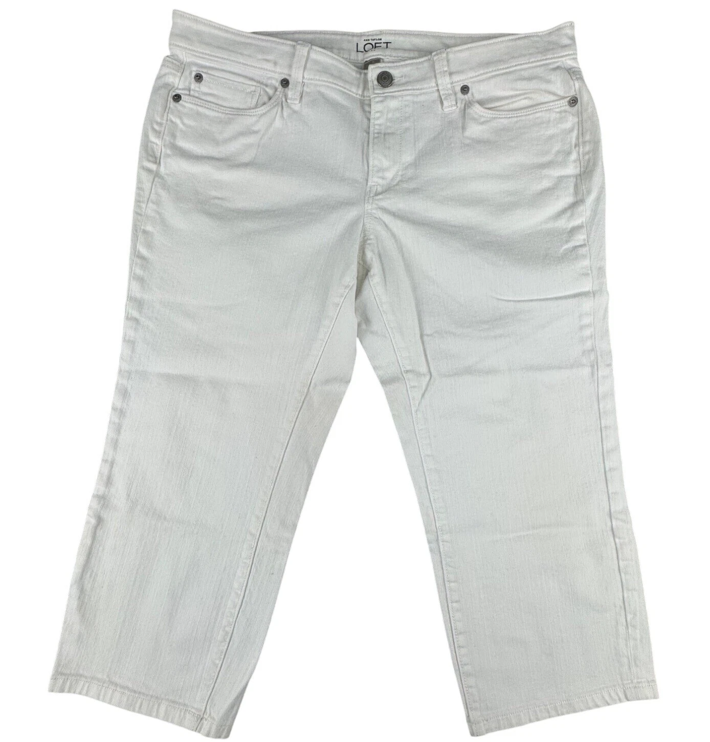 Ann Taylor Loft Womens White Original Crop Capri Pants Sz 12P Cotton/Spandex NWO
Opens in a new wind