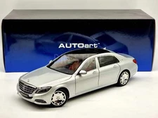 AUTOart Mercedes Benz Maybach S-Class S600 Silver 76292 1:18 Scale - New