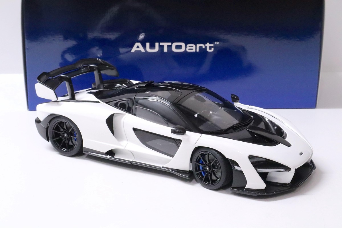 1/18 McLaren / マクラーレン Senna ビジョンピュアホワイト AutoArt McLaren Senna, Vision Pure/White 1/18 Diecast Car