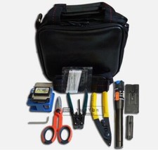 Fiber Optic FTTH Tool Kit Fiber Cleaver FC-6S 10MW Visual Fault Locator 10 In 1