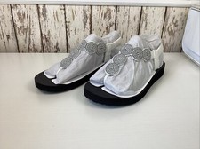 NWT SKECHERS SIZE 5 MEDITATION WHITE STARS  SPARKLE Women's SANDALS