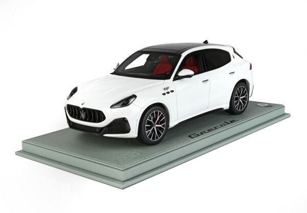 Maserati Grecale Trofeo White BBR P18220G voiture miniature de collection échelle 1/18