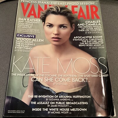 Vanity Fair Magazine - Kate Moss: December 2005, New, US Edn.