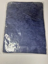 Wyoming Traders Jacquards Silk Scarf Regular 34.5 x 34.5 inches Navy New