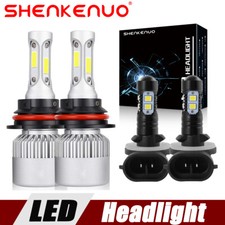 For 1999-2001 Dodge Ram 1500 2500 3500 4x 9007 Led Headlightfog Light Bulbs 881