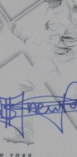 Printing Plate Black Autographs