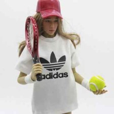 1:6 Dollhouse Miniature Tennis Racket Ball Dolls sports handmade for barbi GYM