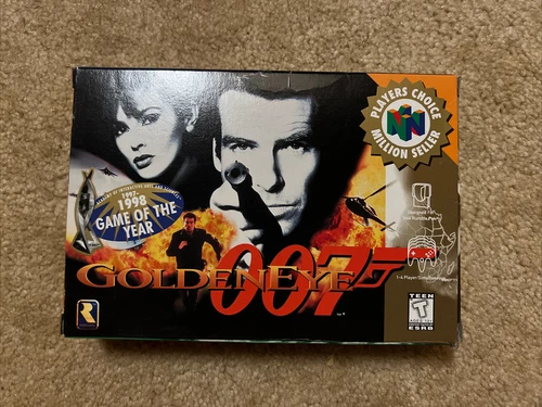 GoldenEye 007 Nintendo 64 N64 Complete CIB Manual Box Authentic Great Condition!