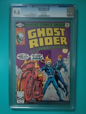 Ghost Rider #43 CGC 9.6 NM+ 1980 Versus Johnny Blaze 