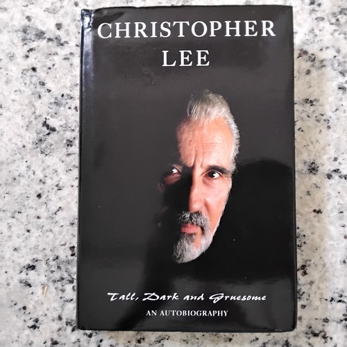 Christopher Lee SIGNED Autobio Movie Actor Dracula Bond Lord Rings Photos HC/DJ - Picture 9 of 10