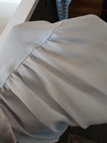 Camisón Nicole Mujer Vintage Pequeño Modesto Blanco Volantes Hecho en EE. UU. - Imagen 7 de 8